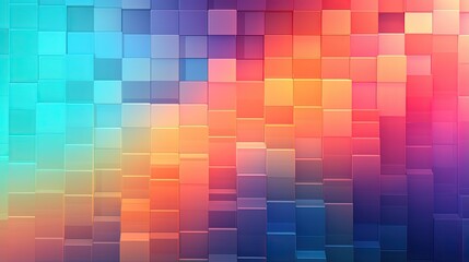 squares with a gradient color transition