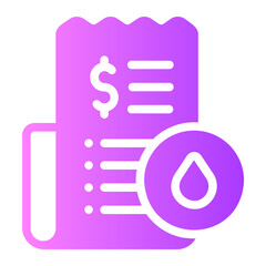 invoice gradient icon