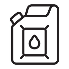 jerrycan line icon