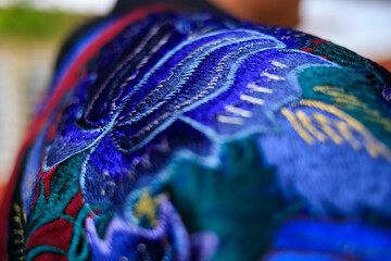 Textiles y bordados de Multajo, Chiapas, México.