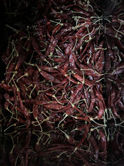 dried red chilly background