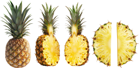 pineapple isolated on white background