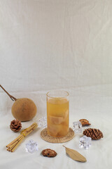 Santol drink has sour taste and the middle of santol is sweeter. It is very famous fruit of THAILAND. Food and healthcare concept