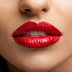 Fototapeta premium red lips