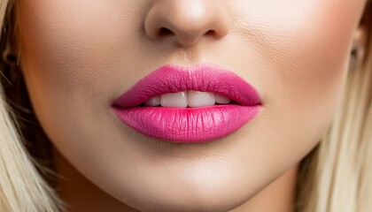 pink lips