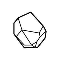 Diamond gemstone illustration 