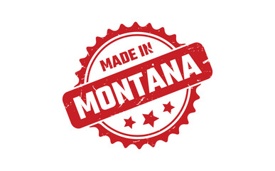 Made In Montana Rubber Stamp