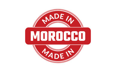 Made In Morocco Rubber Stamp