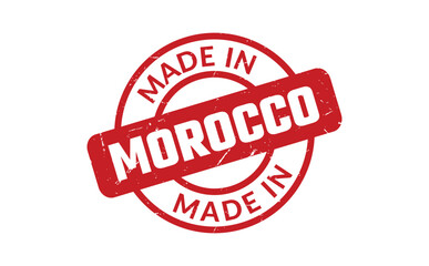 Made In Morocco Rubber Stamp