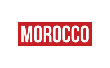 Morocco Rubber Stamp Seal Vector