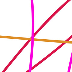 Fototapeta premium Red pink graphic lines abstract background 