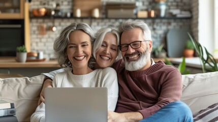 Romantic Middle-Aged Couple Enjoying Sunny Day
