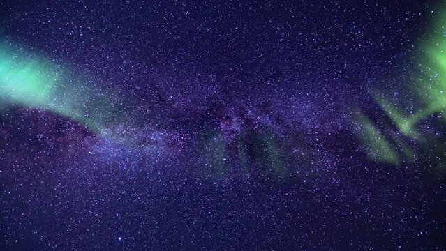 Milky Way Galaxy Aurora Green Loop 24mm South