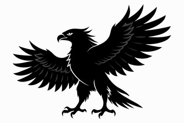 eagle-black-silhouette-vector-with-white-background.