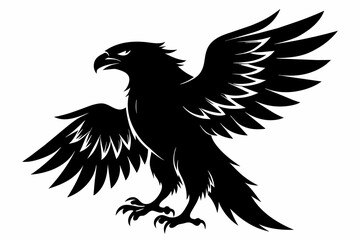 eagle-black-silhouette-vector-with-white-background.