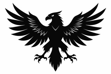 eagle-black-silhouette-vector-with-white-background.