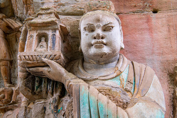 Dazu Rock Carvings, Ancient Buddhist Hillside Rock Carvings