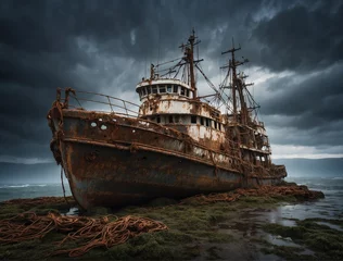 Foto op Canvas old ship © Sarah