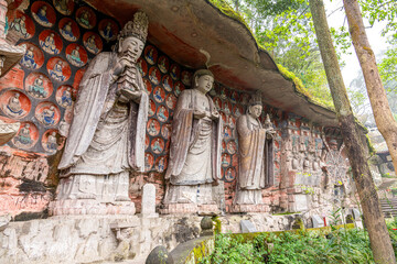 Sculptures of Avalokiteshvara Buddha or Guanyin