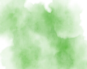 Fototapeta na wymiar にじみのある緑の水彩風背景　壁紙　素材