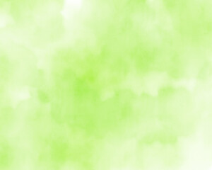 にじみのある緑の水彩風背景　壁紙　素材 - obrazy, fototapety, plakaty