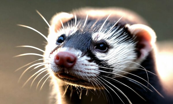 close up of a raccoon Fretka