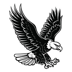 birds black and white vector illustration silhouette