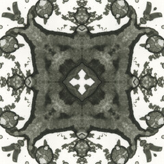 seamless abstract pattern and texture. Symmetrical pattern of watercolors and bubbles