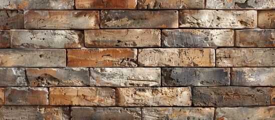 Aged brick wall.