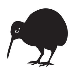 birds black and white vector illustration silhouette