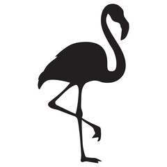 birds black and white vector illustration silhouette