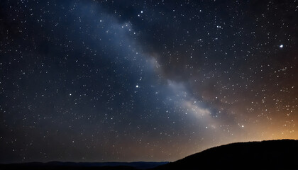 Night Sky Full of Stars background. Generative AI.