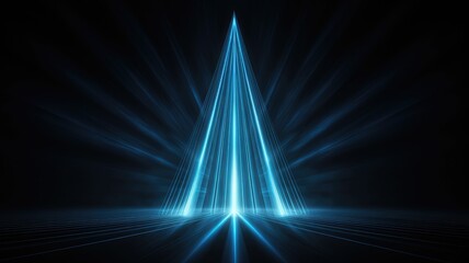 blue apex light burst background