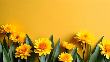 Flowers, yellow, wallpaper, asthetic, summer, spring, beauty, blossom, Flora, floral, bloom, nature, background, HD