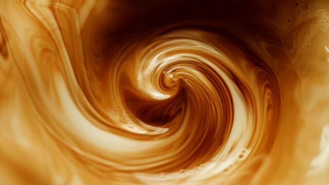 Steaming Elixir: Coffee Swirling in the Cup's Heat