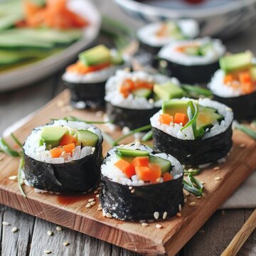 Fiber-rich sushi