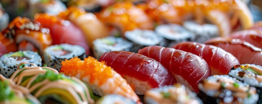 Fusion sushi creations where international cuisines inspire new flavors in the form of rolls