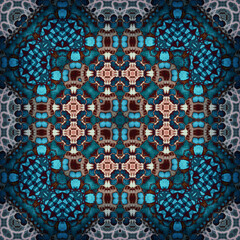 Seamless square art pattern. The pattern is abstract. The texture is mysterious