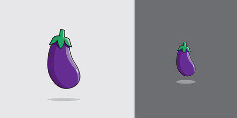 illustration of eggplants
