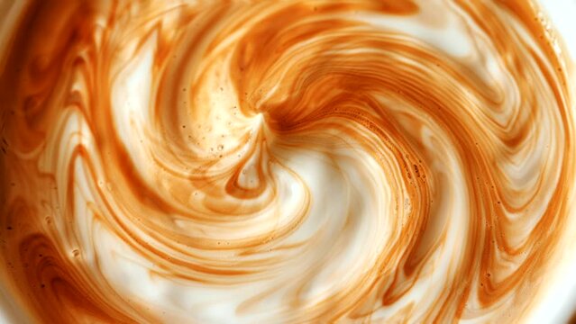 Liquid Comfort: Coffee Swirling in the Warmth of the Cup