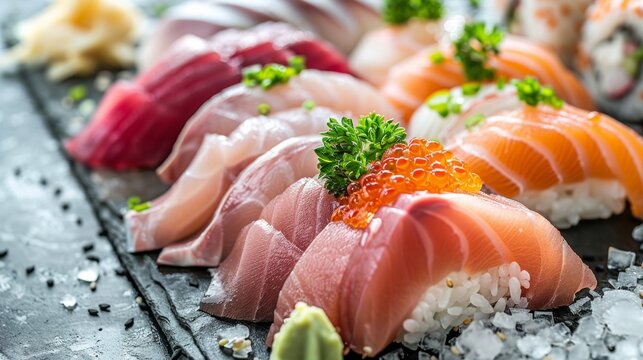 Selecting the best raw fish for sushi an exercise in understanding texture
