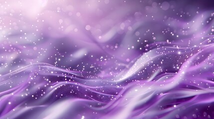 Cosmic Waves in Purple Hues Wallpaper Background