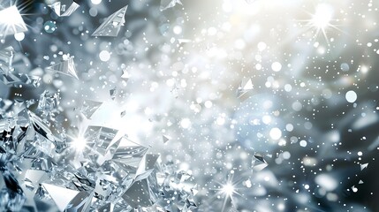 Space Crystal Wallpaper Background