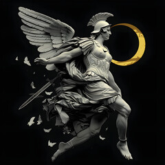 Nike Goddess of Victory Greek myth represent victory