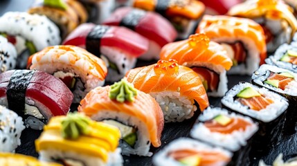 Sushi variety as a testament to culinary creativity