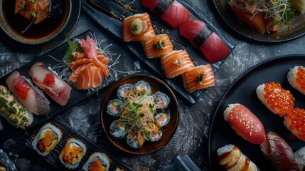 Sushi variety as a testament to culinary creativity