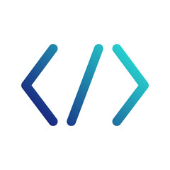 code gradient icon
