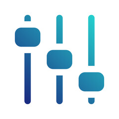 equalizer gradient icon