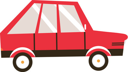 red car illustration