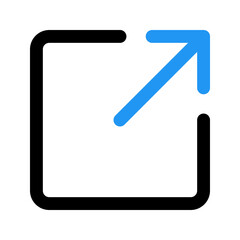 maximize line color icon